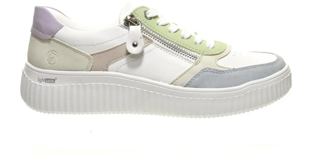 Witte Multikleuren Damessneaker Remonte maat 37