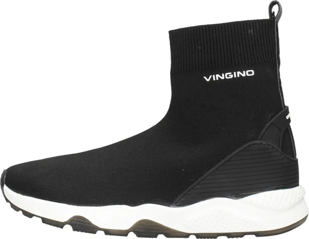 Vingino Gino Hoge sneakers - Jongens - Zwart - Maat 31 - afbeelding 2 van 6