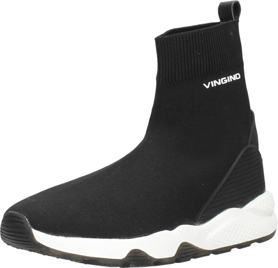 Vingino Gino Hoge sneakers - Jongens - Zwart - Maat 31 - afbeelding 4 van 6