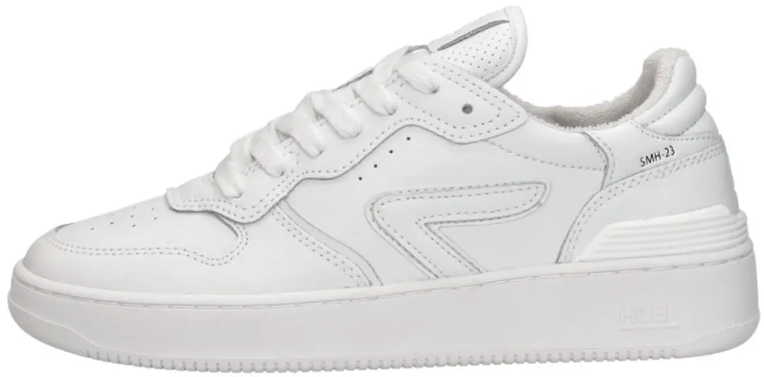 Hub Smash Leren Sneakers Dames - Wit - 43 - afbeelding 2 van 6