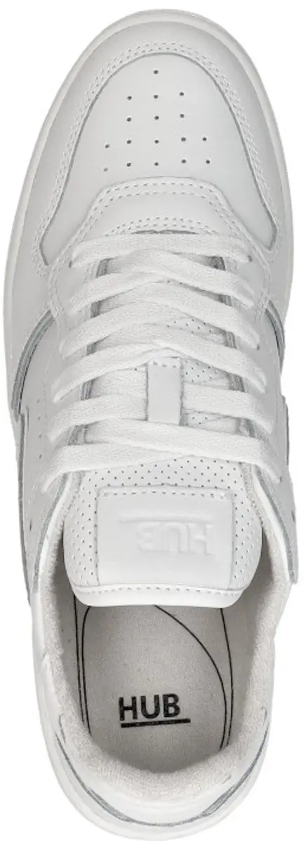 Hub Smash Leren Sneakers Dames - Wit - 43 - afbeelding 5 van 6