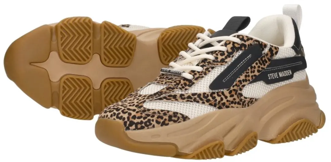 Steve Madden Possesionl-e Dames Sneakers - 37 - Leopard Multi - afbeelding 6 van 6