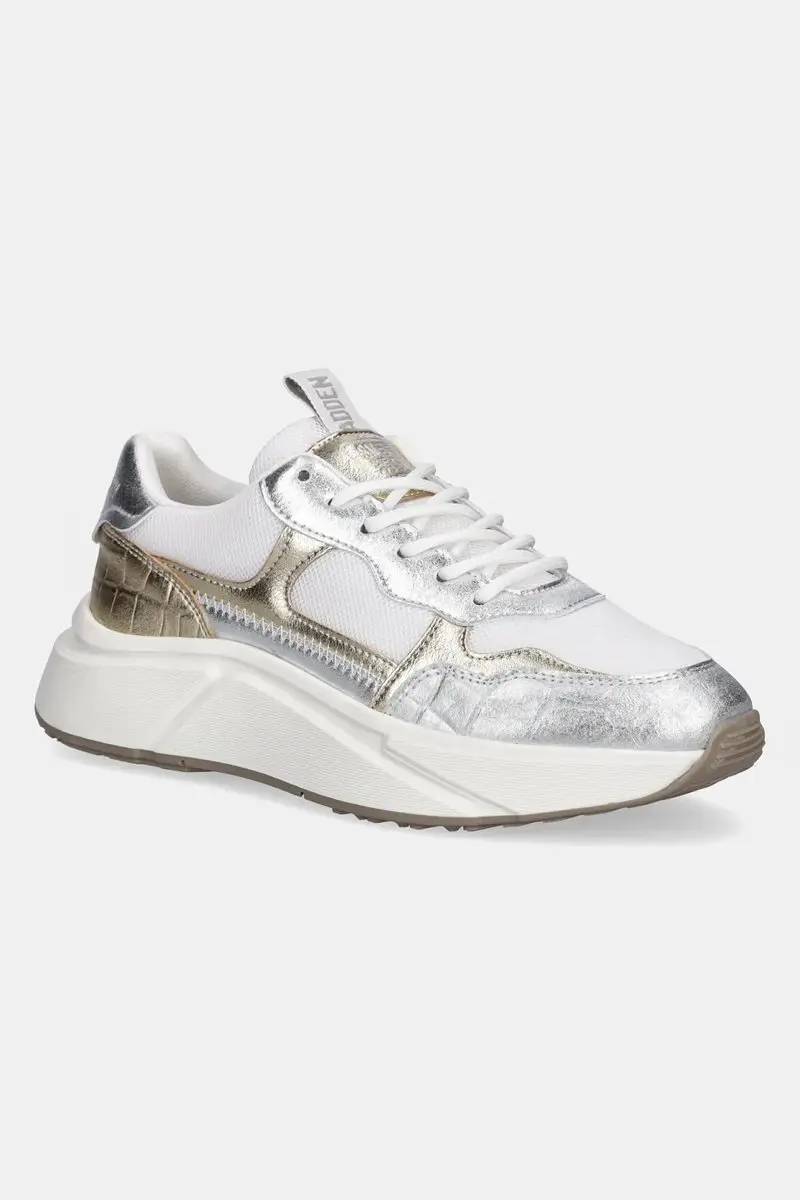 Steve Madden Starlyn Damestrainers 39 - Zilver/Goud - afbeelding 2 van 6