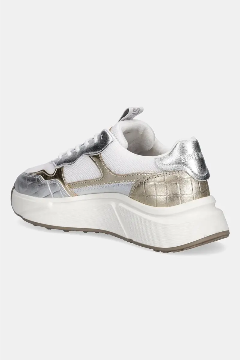 Steve Madden Starlyn Damestrainers 39 - Zilver/Goud - afbeelding 3 van 6