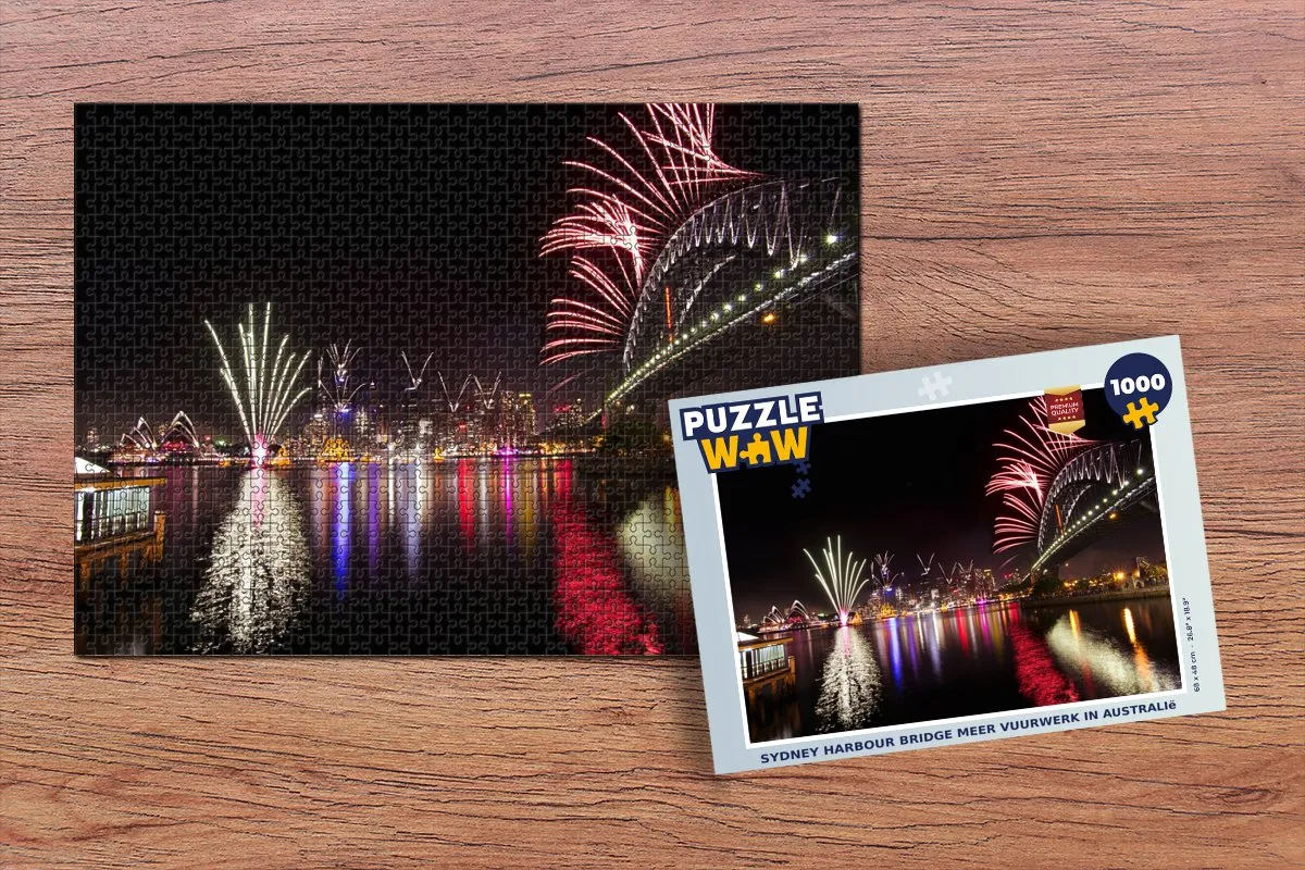 PuzzleWow Sydney Harbour Bridge Legpuzzel 1000 Stuks