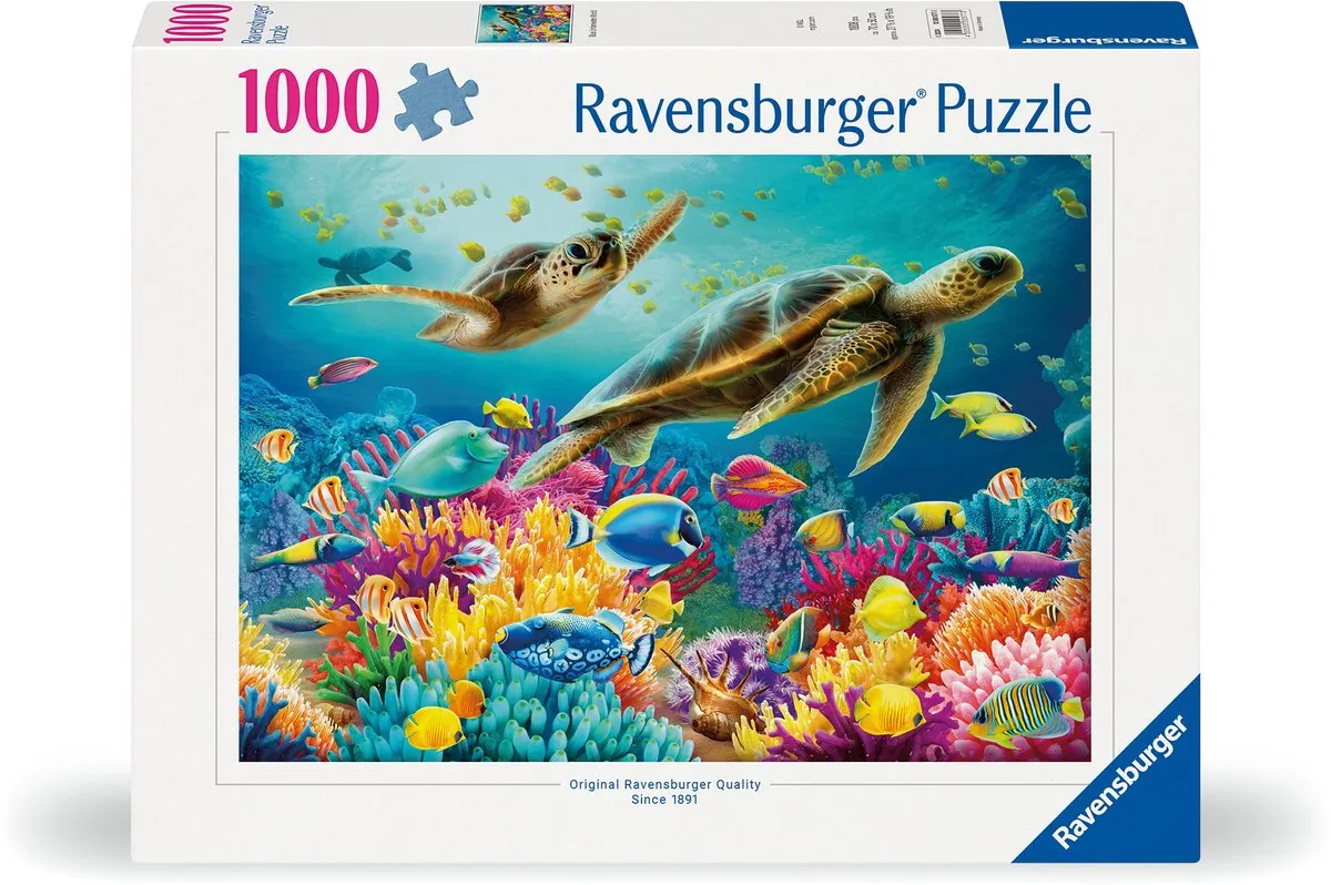 Ravensburger Onderwaterwereld 1000 Puzzeldelen - Blauw