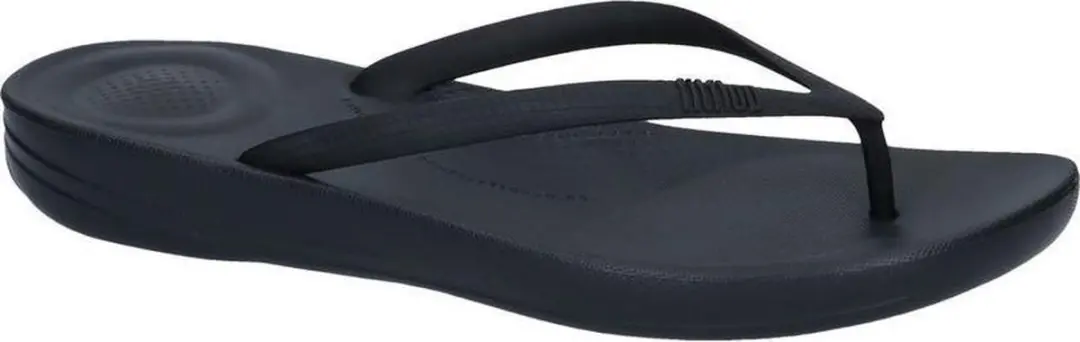 FitFlop Iqushion Ergonomic Flip-Flops TPU Dames Slippers - Zwart - afbeelding 2 van 6