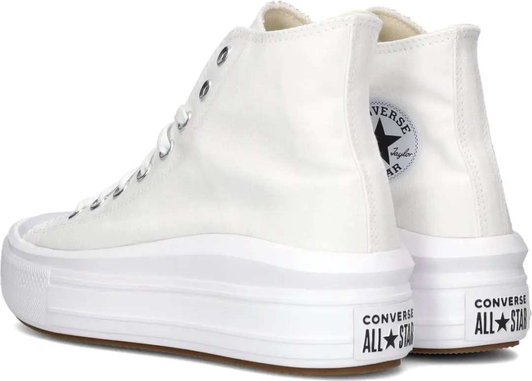Converse Chuck Taylor All Star Move Hoge Sneakers 39.5 - Wit - afbeelding 4 van 6