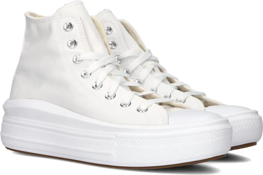 Converse Chuck Taylor All Star Move Hoge Sneakers 39.5 - Wit - afbeelding 5 van 6
