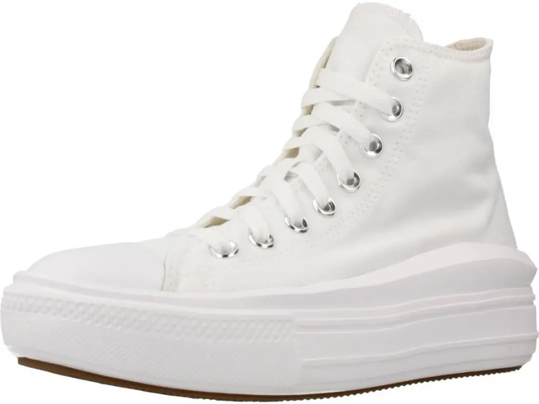 Converse Chuck Taylor All Star Move Hoge Sneakers 39.5 - Wit - afbeelding 3 van 6