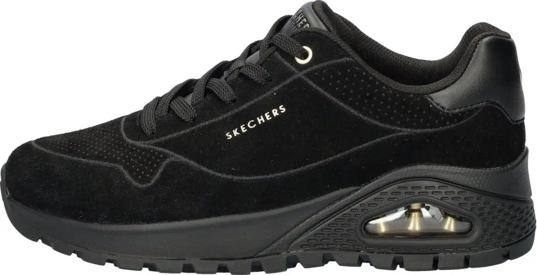 Skechers Uno Rugged Dames Sneakers - Zwart - afbeelding 5 van 6