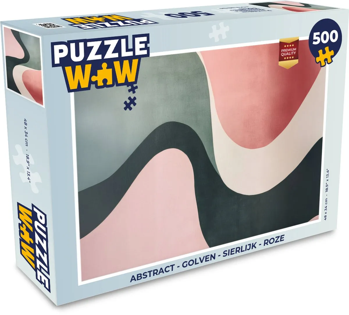 PuzzleWow Abstract Golven Legpuzzel 500 Stuks