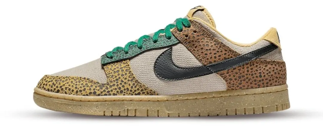 Nike Dunk Low Safari Golden Moss