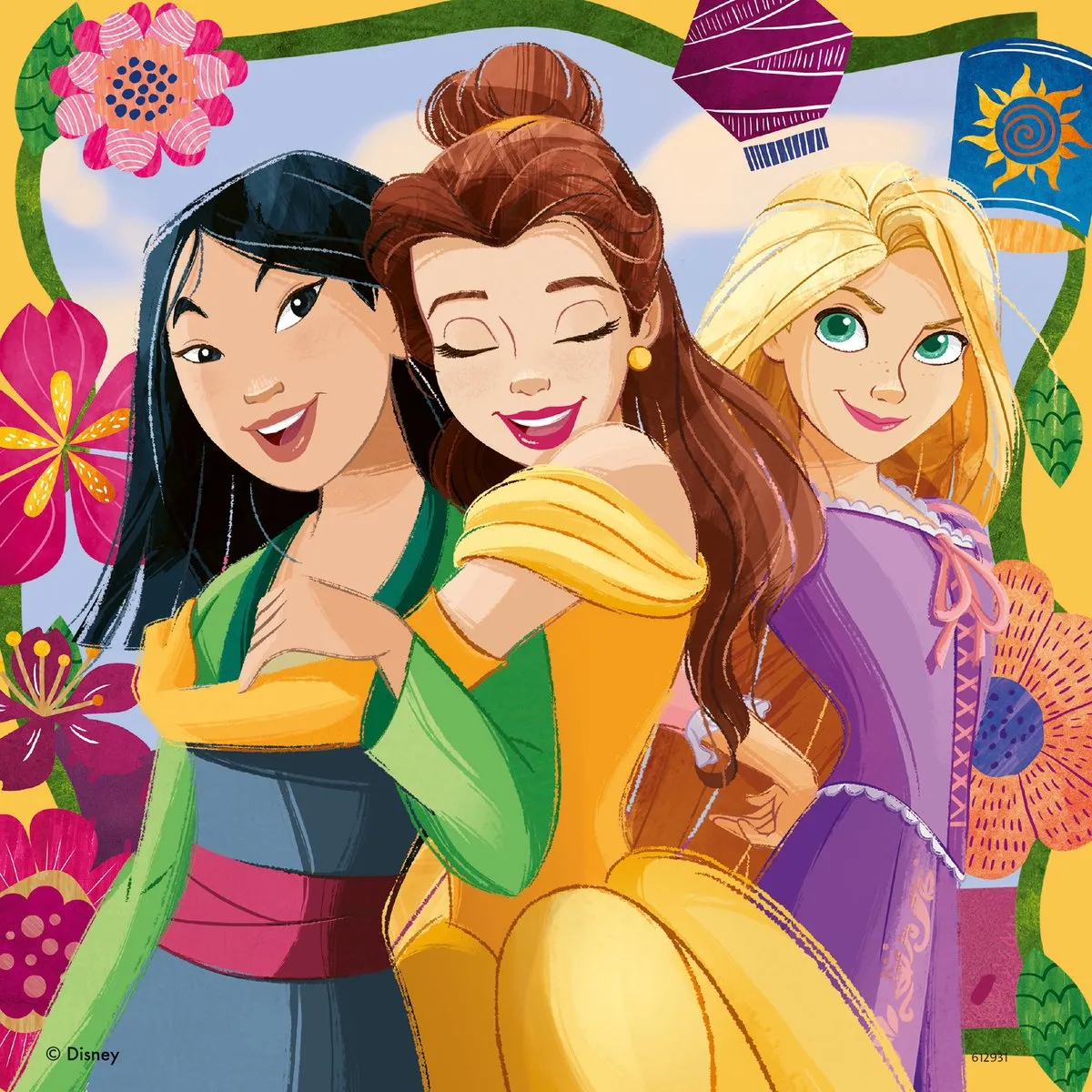 Ravensburger Disney Princess Drie Puzzels 147 Stuks - 200 Stuks