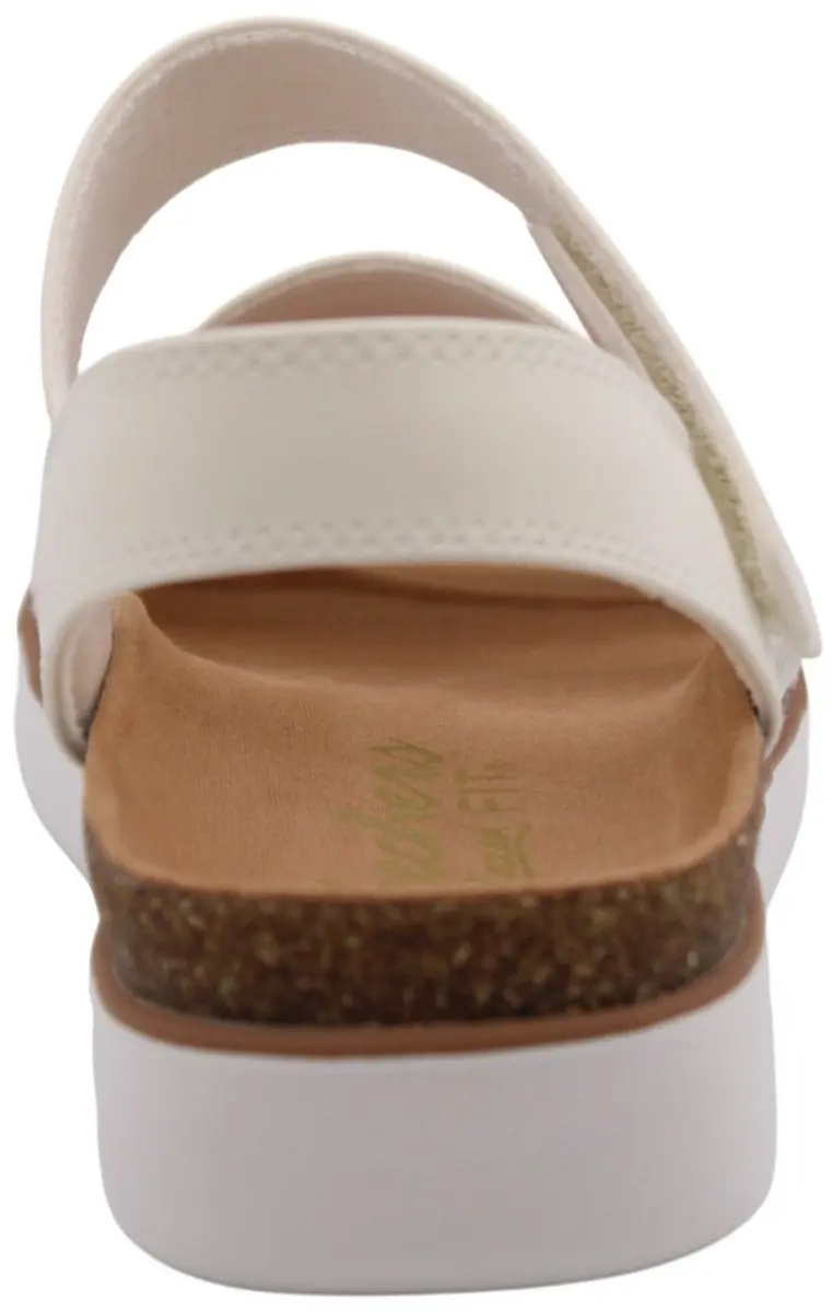 Skechers Lifted Comfort 163252-WHT Sandalen - Wit - afbeelding 2 van 6