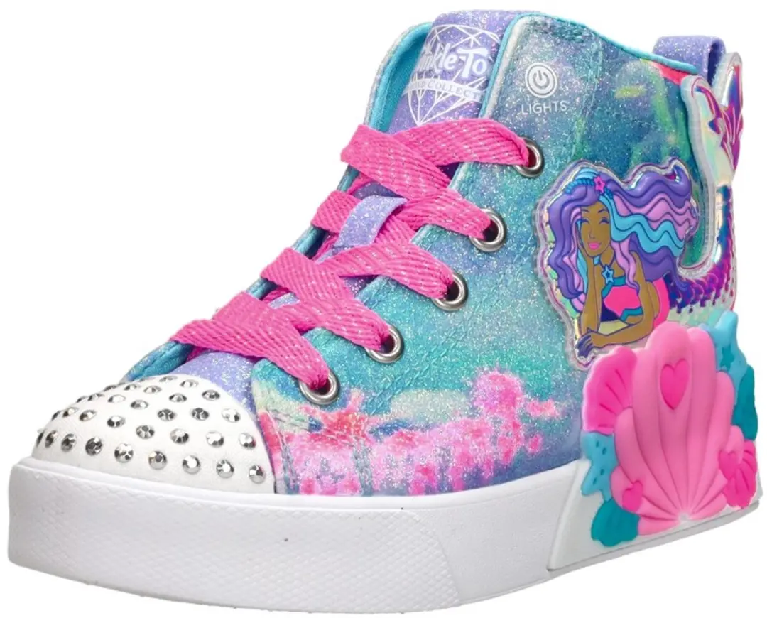 Skechers Seashell Magic Mermaid Sea Meisjes Sneakers - afbeelding 4 van 6