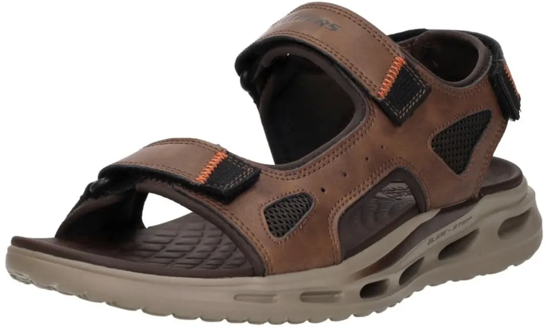 Skechers ORVAN SD - GAMBLE Heren Sandalen - Bruin - afbeelding 4 van 6