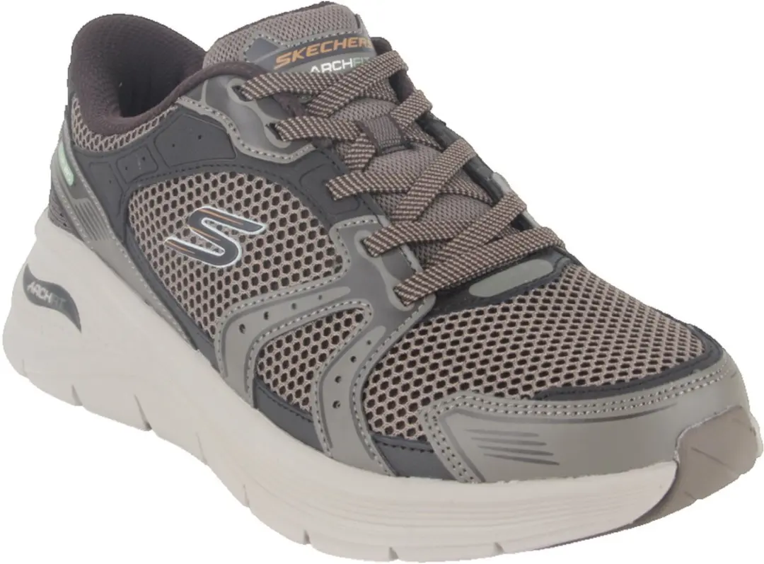 Skechers 233402 KHK heren sneakers maat 47 groen