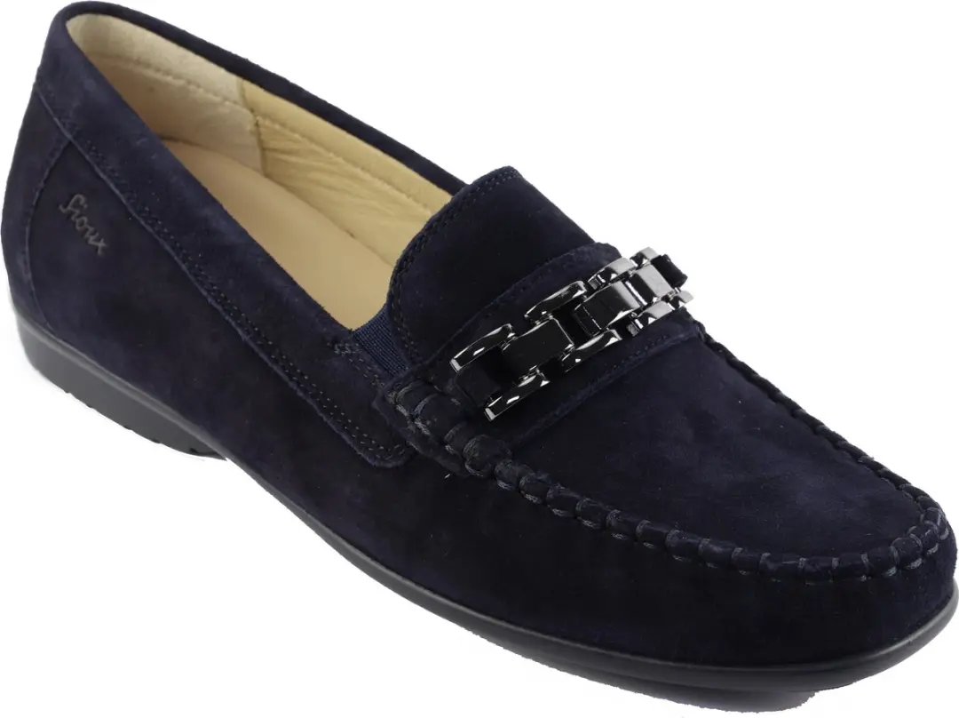 Sioux - CORTIZIA-727-H - Instappers - Kleur: Blauw - Maat: 38.5