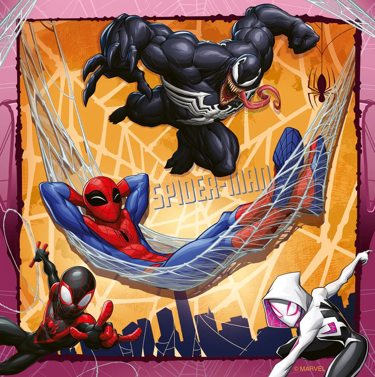 Ravensburger Spider-Man Puzzel 147 Stuks - 3x49 Meerkleurig
