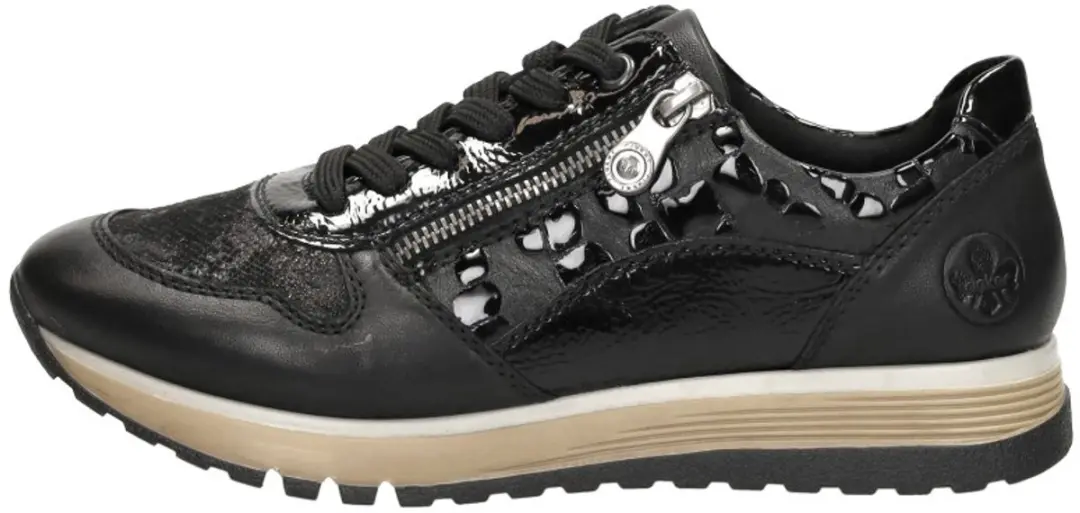 Rieker Sneakers zwart Synthetisch - Dames - Maat 39