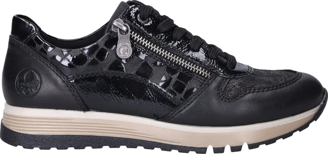 Rieker Sneakers zwart Synthetisch
