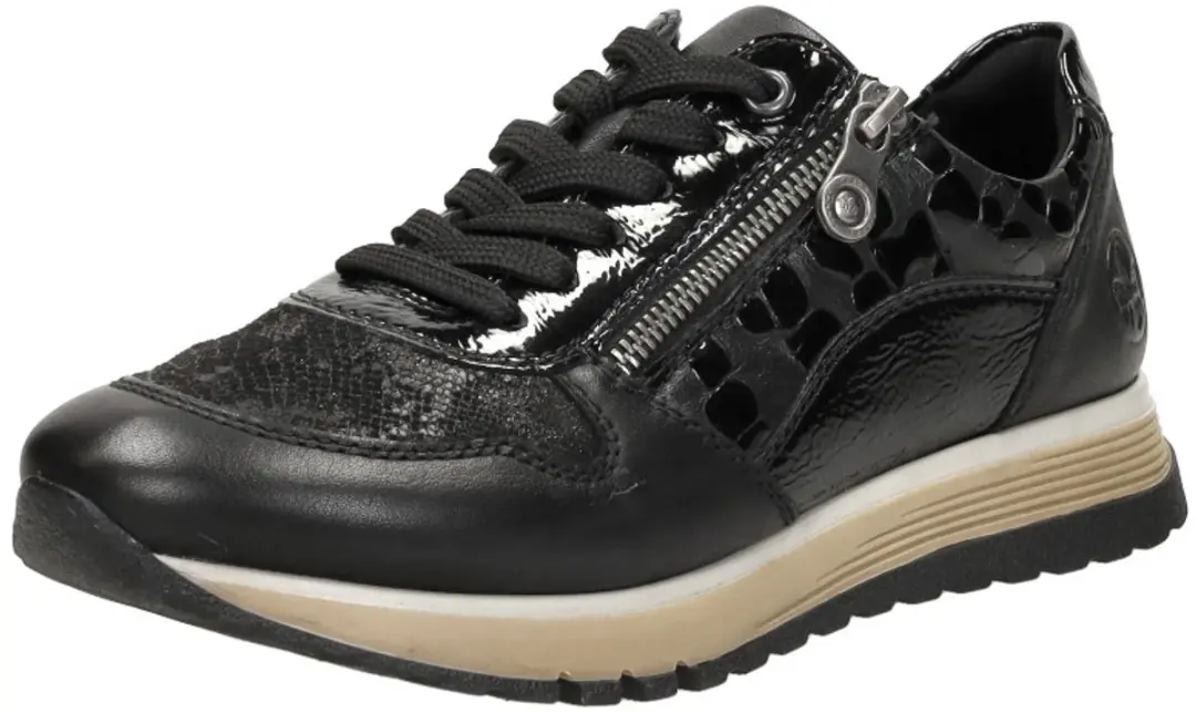 Rieker Sneakers zwart Synthetisch - Dames - Maat 39