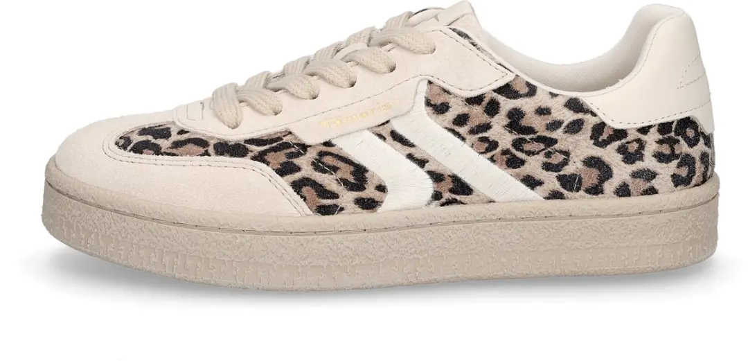 Tamaris 108302 Leopard Sneakers - Beige - Maat 36 - afbeelding 2 van 6