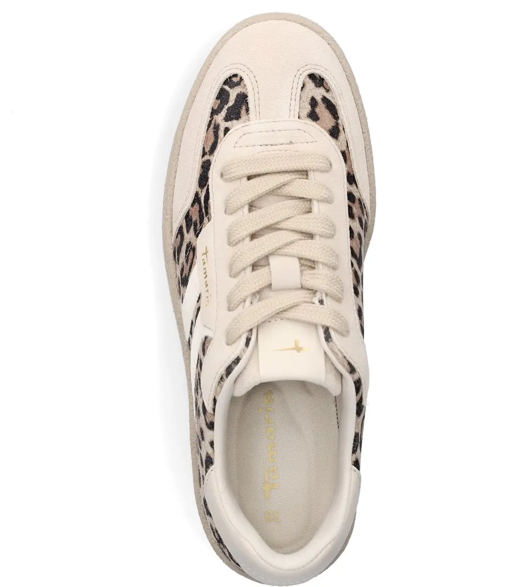 Tamaris 108302 Leopard Sneakers - Beige - Maat 36 - afbeelding 5 van 6