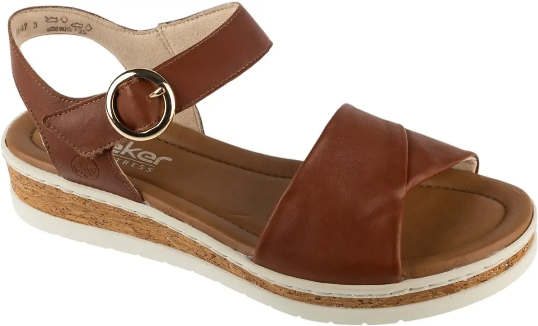 Rieker Sandals, Vrouwen, Bruin, Sandalen, maat: 37