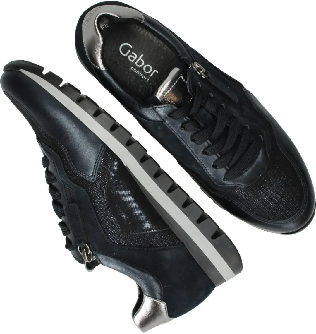 Gabor Dames Sneakers 108233 - Blauw - afbeelding 5 van 6