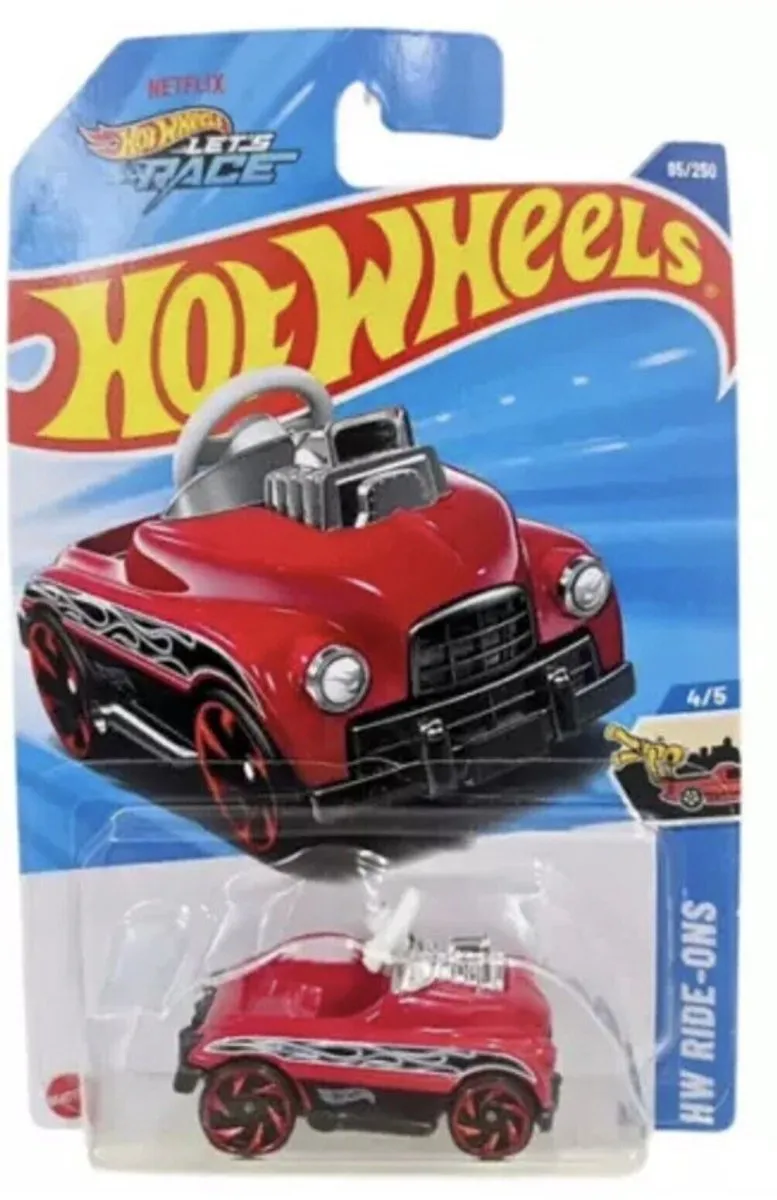 Hot Wheels Pedal Racer Racing Red 1:64