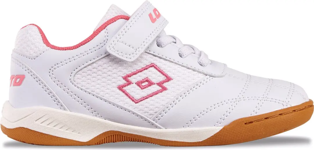 Lotto Shoes WHIZZER K lage kindersneaker 2600120K wit/roze