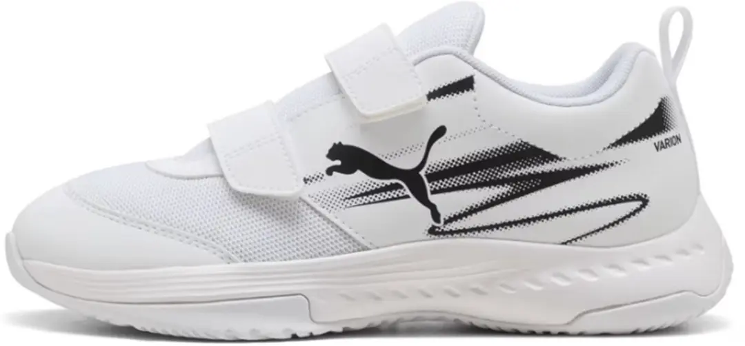 PUMA Varion II V Jr indoorschoenen voor kinderen 108106 11 Wit/Zwart