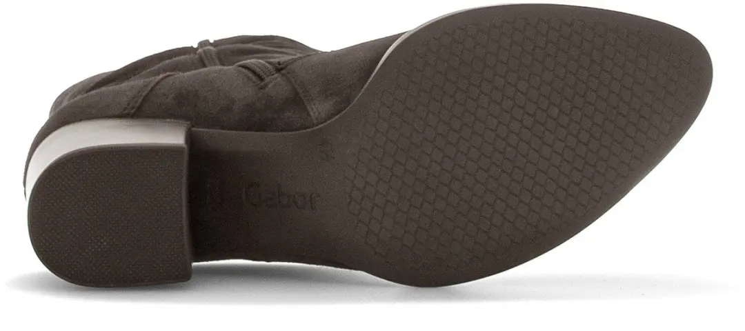 Gabor Dames Laarzen Suede Rits 7391 5 - Donkerbruin - 39 - afbeelding 5 van 6