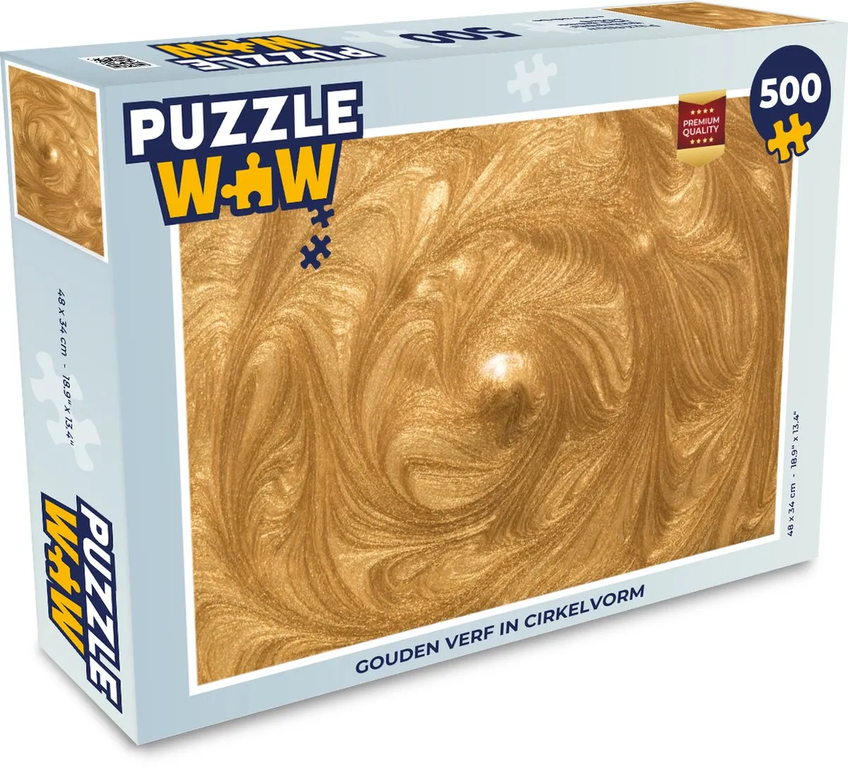 PuzzleWow Cirkel Legpuzzel 500 Stuks - Multicolor