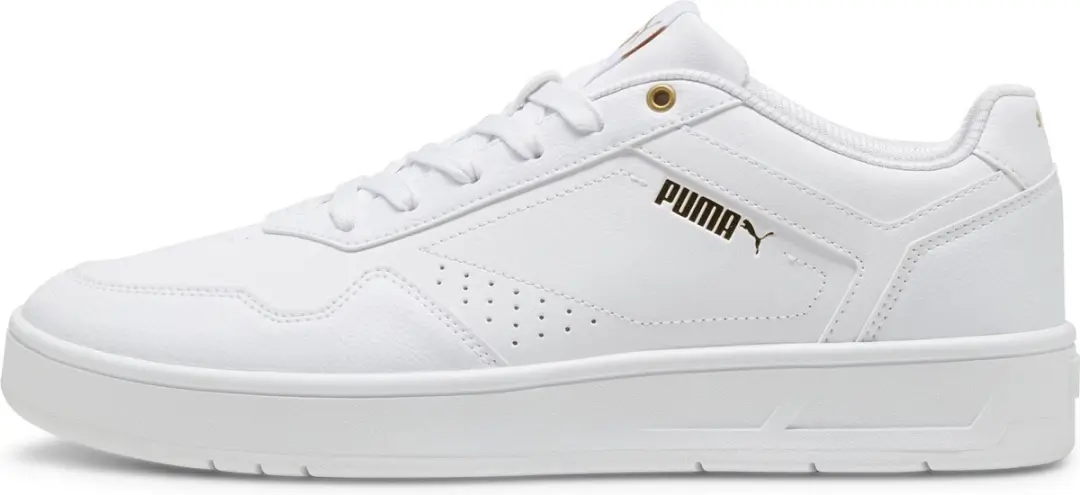 PUMA Court Classic Sneakers 42.5 - PUMA White-Gold - afbeelding 5 van 6