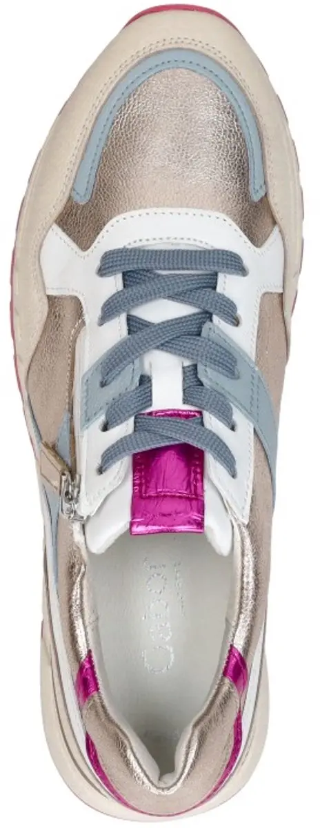 Gabor Dames Sneakers 66.368.62 - Maat 41 - Platina - afbeelding 6 van 6