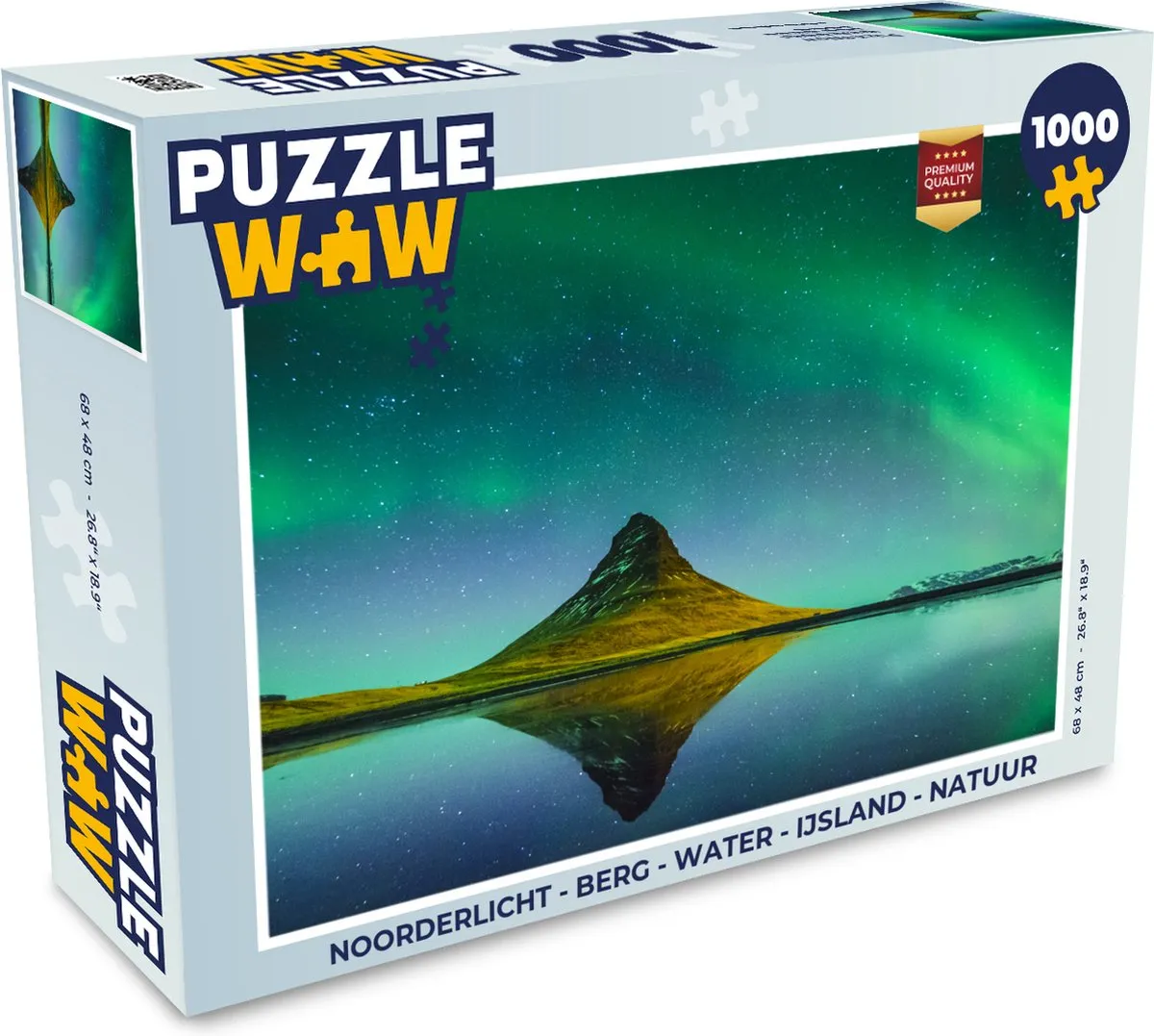 PuzzleWow Noorderlicht Legpuzzel 1000 Stuks