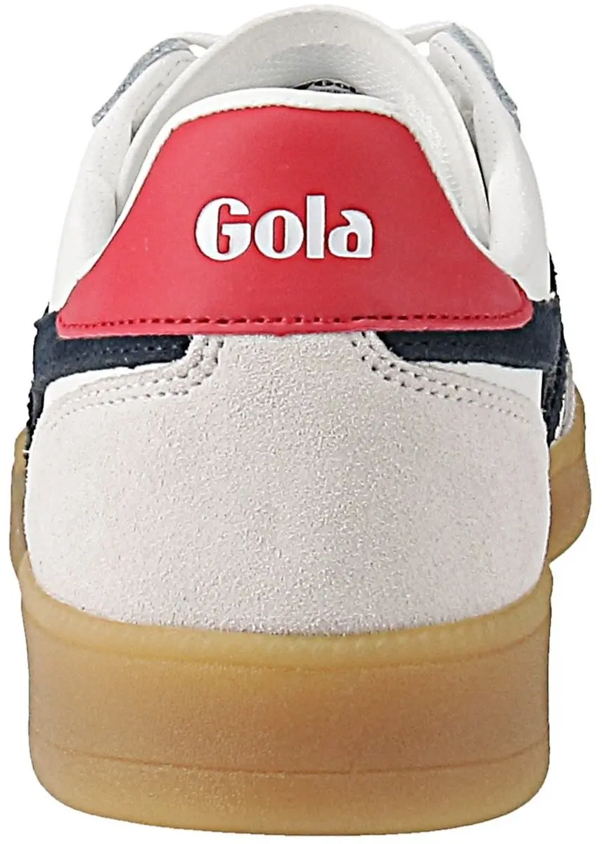 Gola Viper Leather Herensneaker - Wit/Navy/Rood - afbeelding 5 van 6