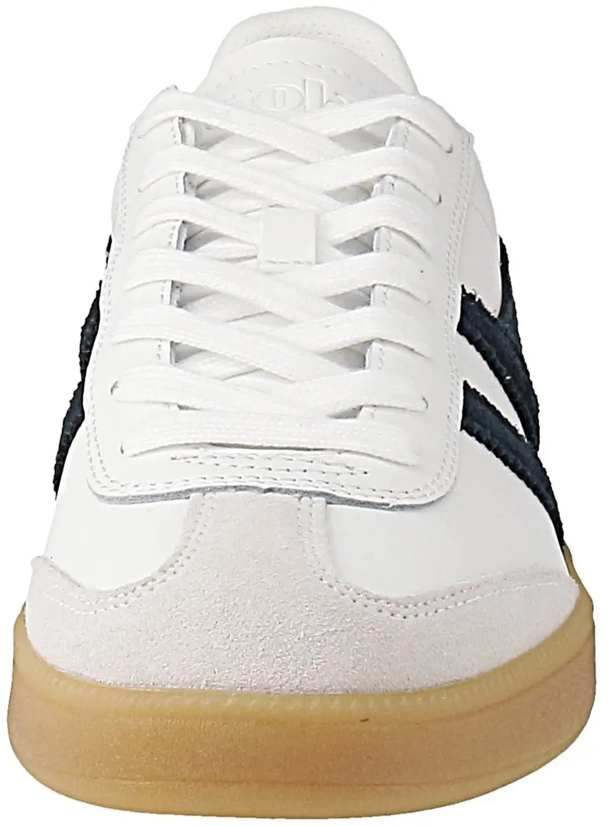 Gola Viper Leather Herensneaker - Wit/Navy/Rood - afbeelding 4 van 6