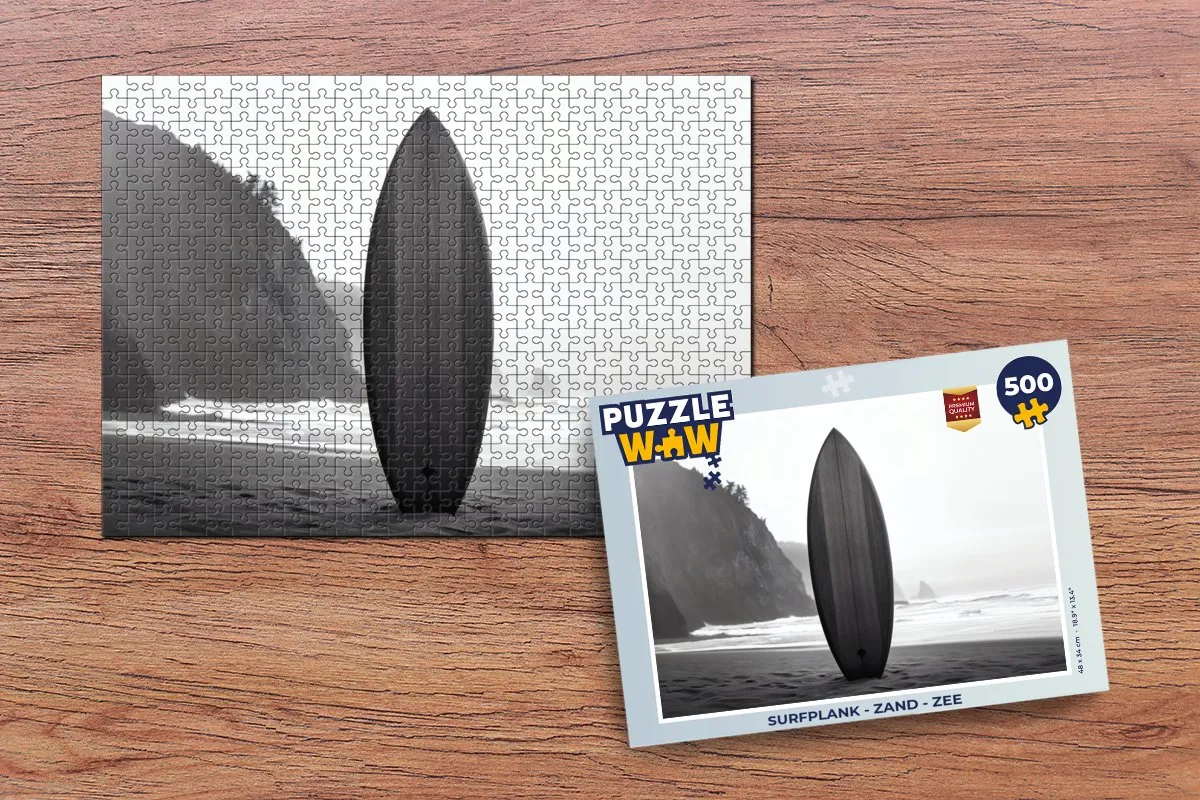 PuzzleWow Surfplank Puzzel 500 Stuks - Zee