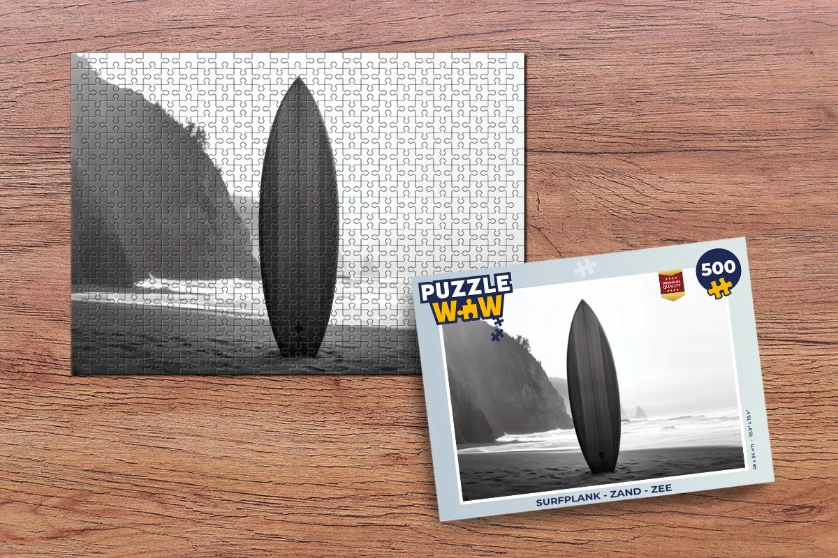 PuzzleWow Surfplank Puzzel 500 Stuks - Zee