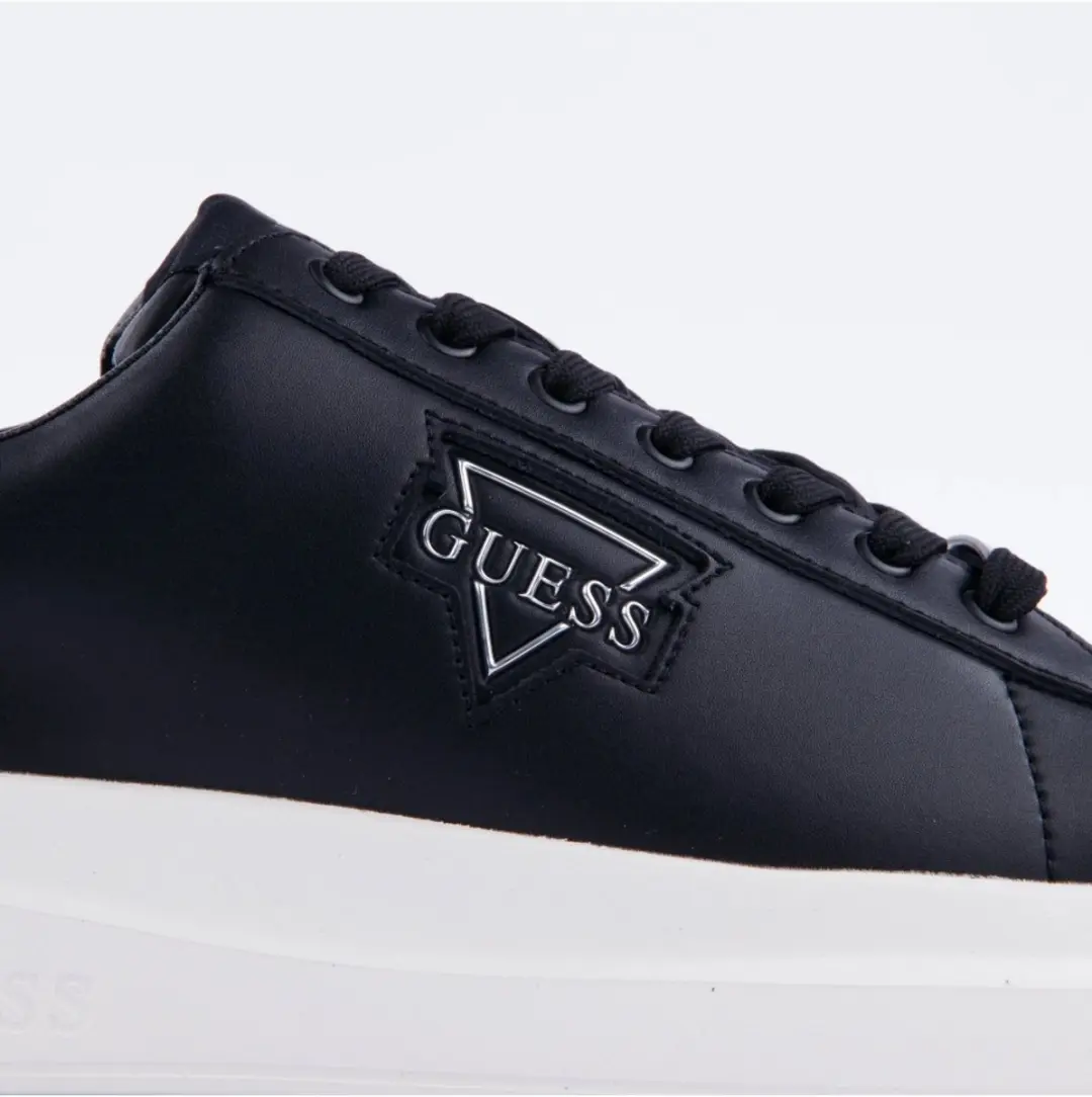 Guess Elba Leren Sneakers 43 - Zwart - afbeelding 3 van 6