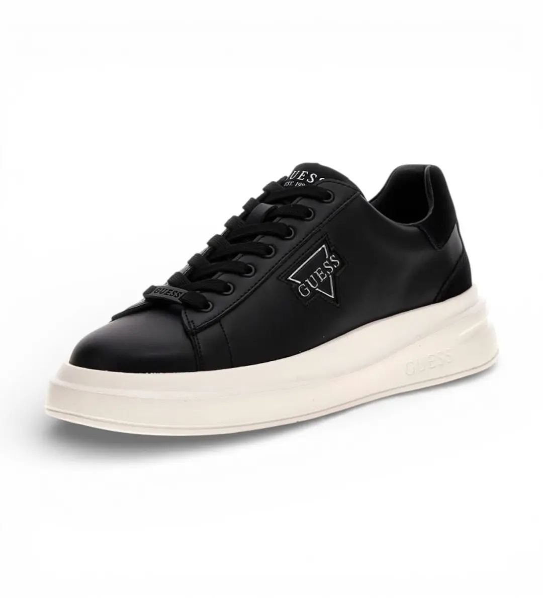 Guess Elba Leren Sneakers 43 - Zwart - afbeelding 4 van 6