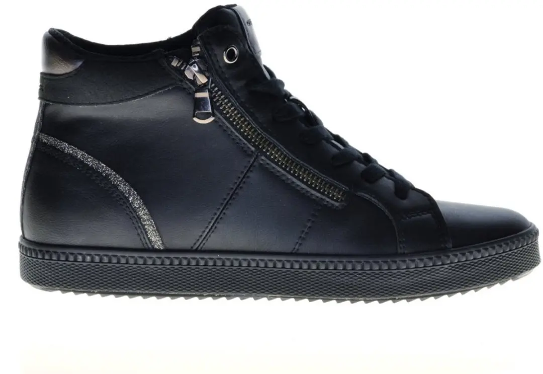 Geox Zwarte Volledige Hoge Sneaker maat 38