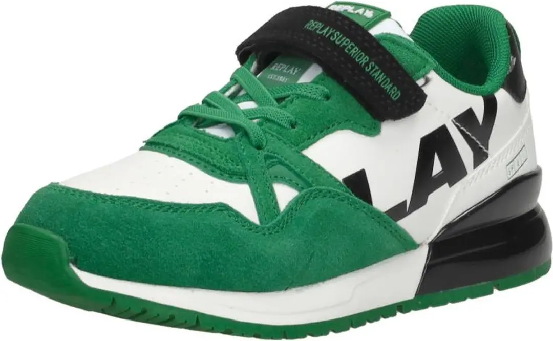 Replay Shoot Jr8 Sneakers - Jongens - Groen - Maat 32 - afbeelding 5 van 6