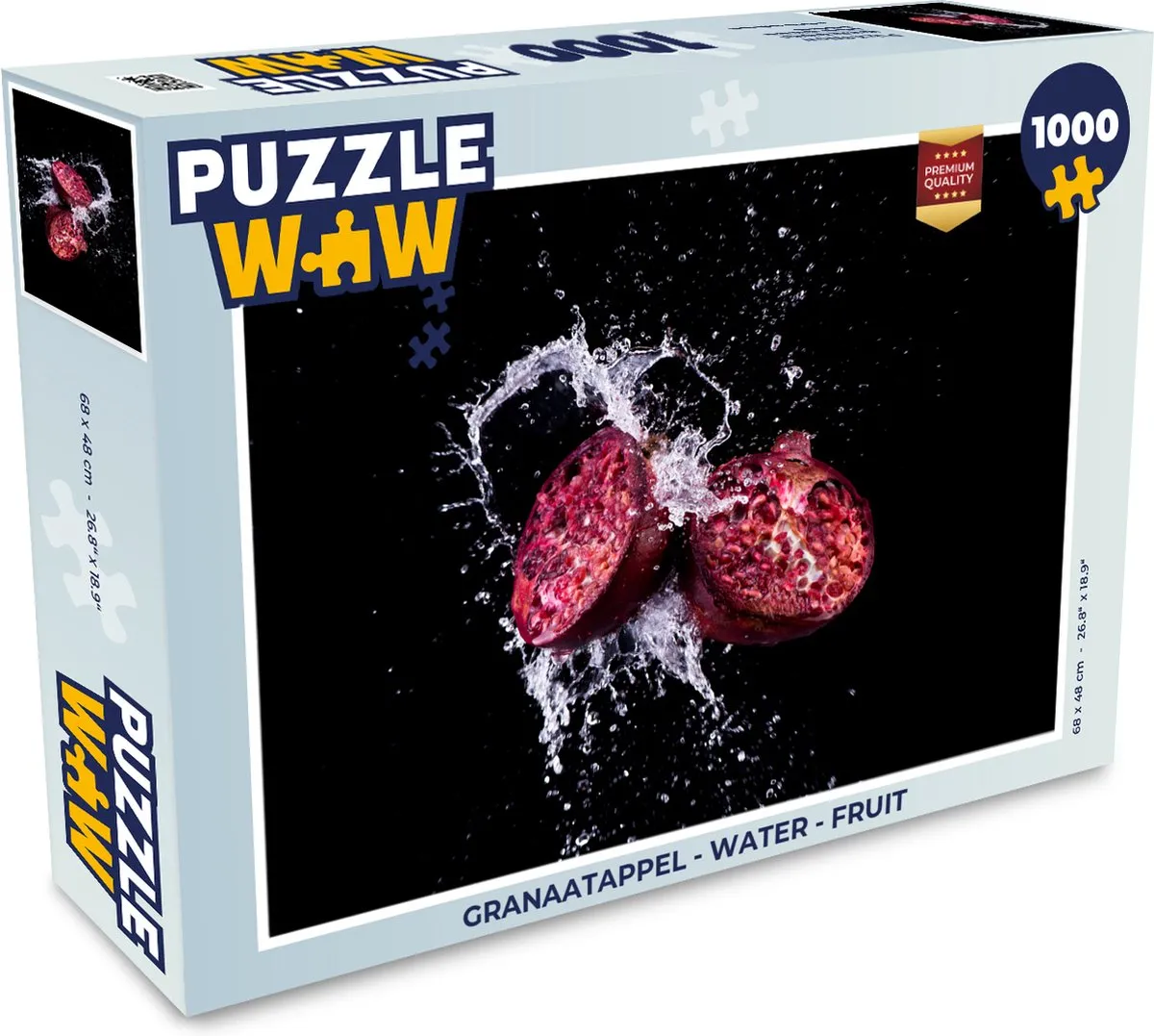 PuzzleWow Granaatappel Legpuzzel 1000 Stuks - Multicolor