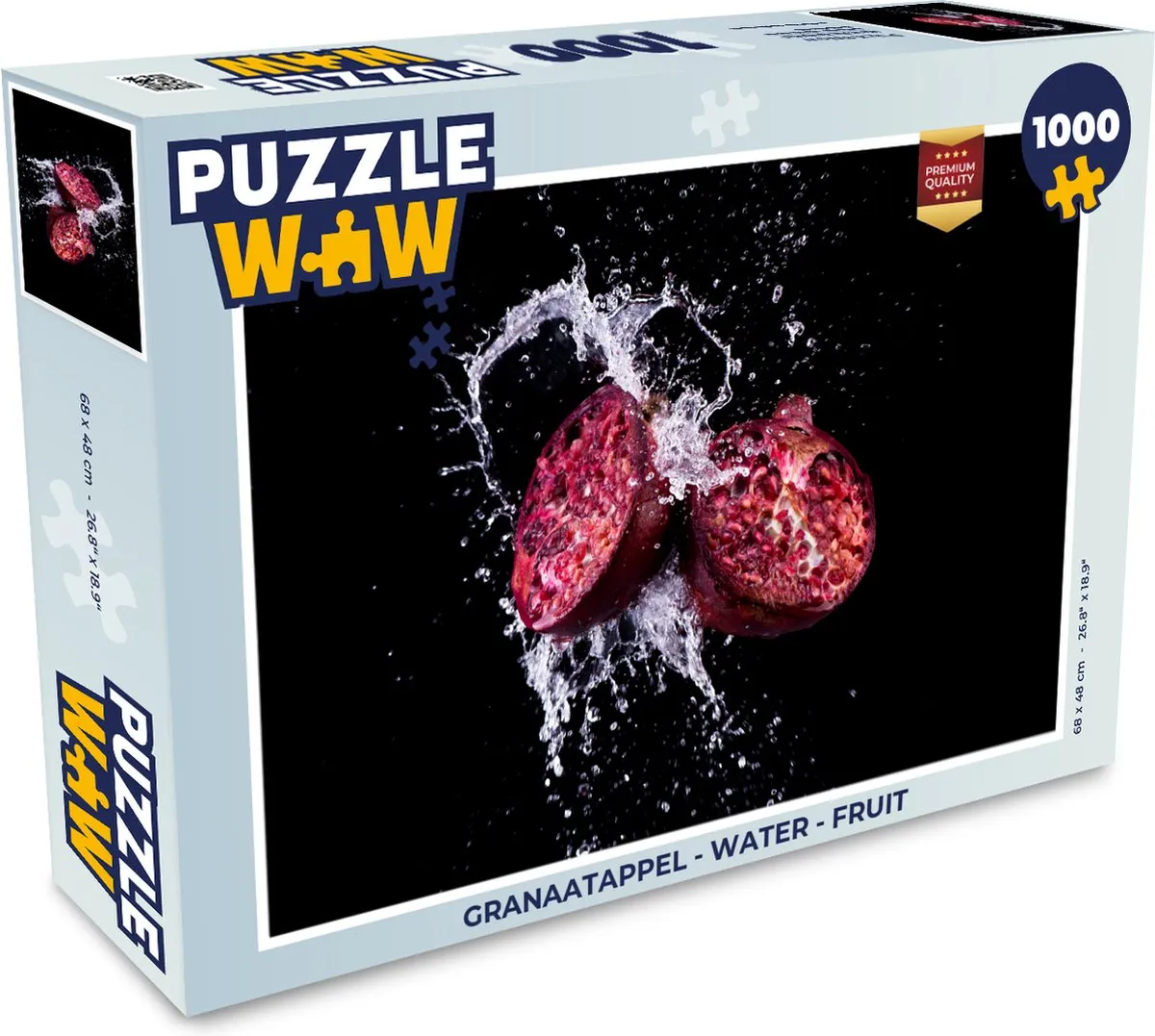 PuzzleWow Granaatappel Legpuzzel 1000 Stuks - Multicolor