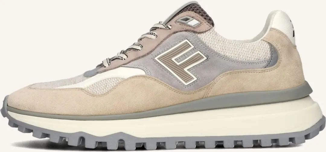 Floris Van Bommel Sfm-10238 De Gripper Sneakers - Suède - Heren - Beige - Maat 44